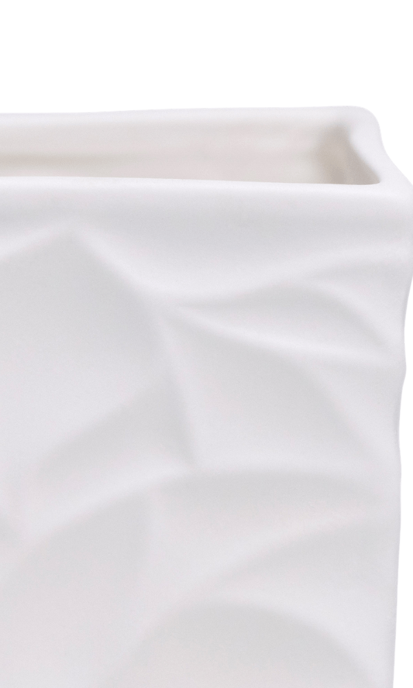 Virago 3.5" Porcelain Pot With Drainage Hole And Saucer - Chive Ceramics Studio - Pots - Chive Ceramics Studio