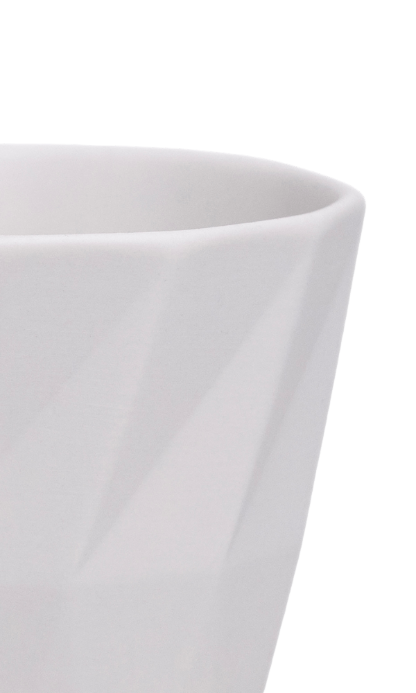 Virago 3.5" Porcelain Pot With Drainage Hole And Saucer - Chive Ceramics Studio - Pots - Chive Ceramics Studio