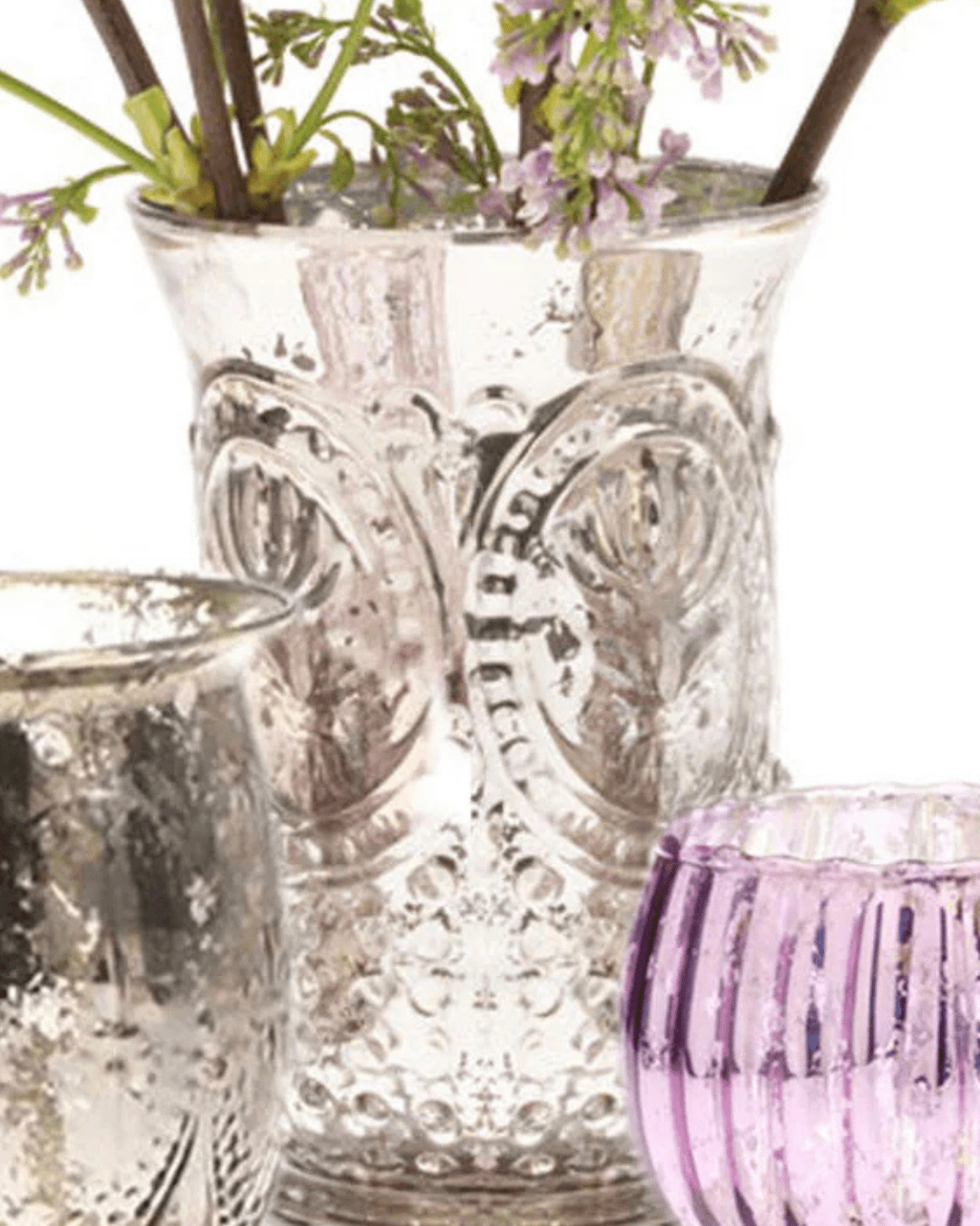 Vie Jolie Glass Vintage Flower Vases - Chive Ceramics Studio - Vases - Chive US