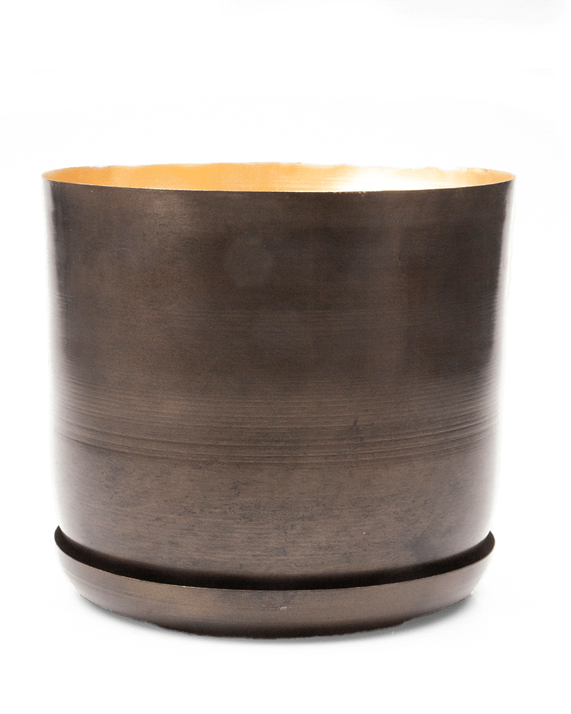 Joe Metal Pot With Drainage Hole - Chive Ceramics Studio - Pots - Chive US