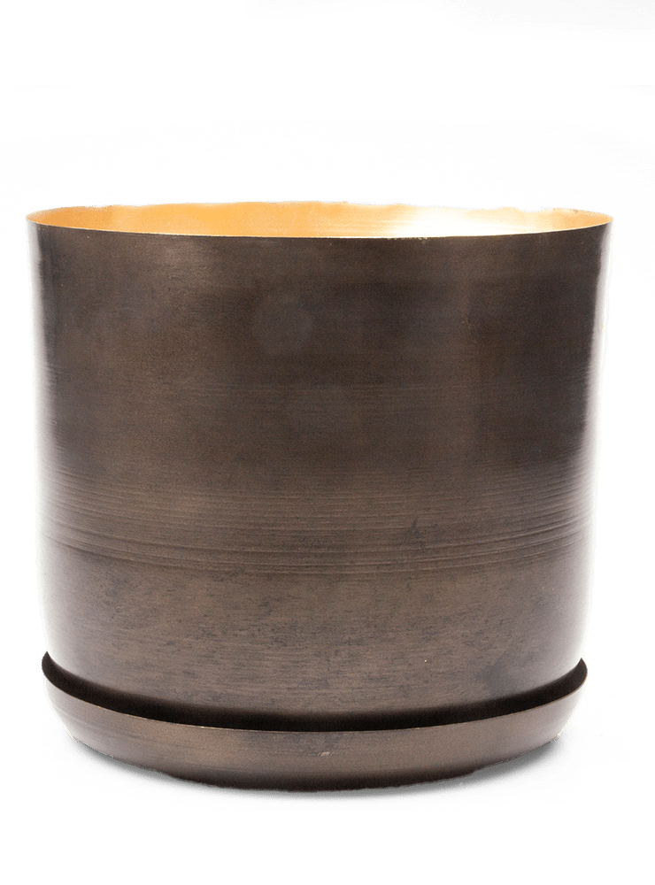 Joe Metal Pot With Drainage Hole - Chive Ceramics Studio - Pots - Chive US