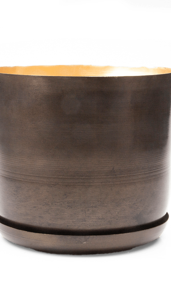 Joe Metal Pot With Drainage Hole - Chive Ceramics Studio - Pots - Chive US