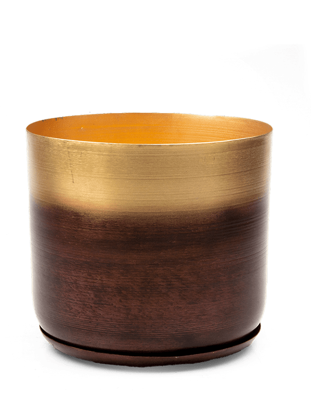 Joe Metal Pot With Drainage Hole | 7, 8, 10 & 12 inches - Chive Ceramics Studio - Pots - Chive Ceramics Studio