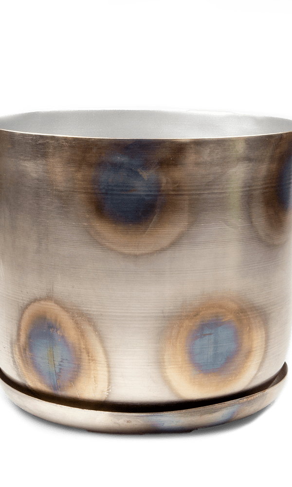 Joe Metal Pot With Drainage Hole - Chive Ceramics Studio - Pots - Chive US