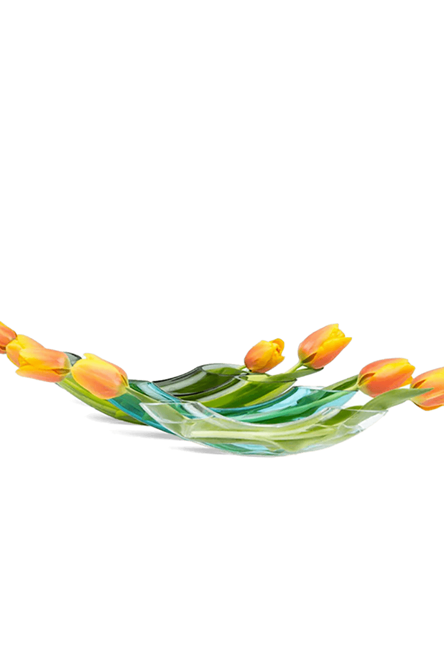 Arch Glass Modern Flower Vase - Chive Ceramics Studio - Vases - Chive Ceramics Studio