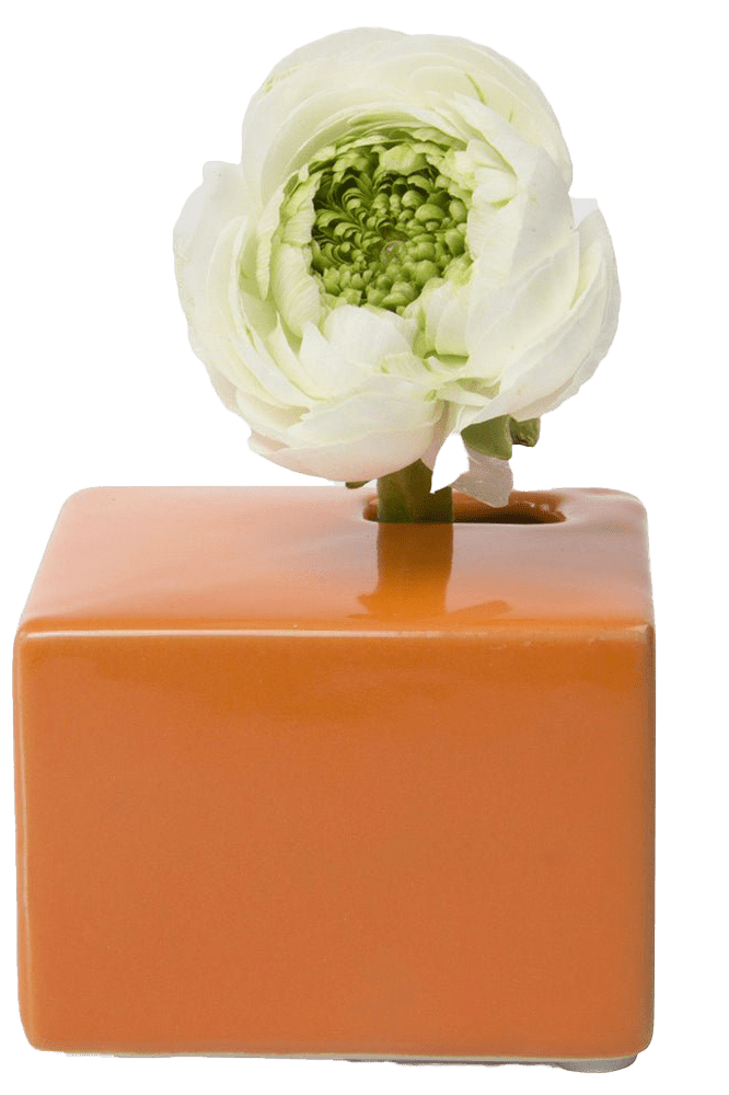 Cube Ceramic Flower Vase - Chive Ceramics Studio - Vases - Chive US
