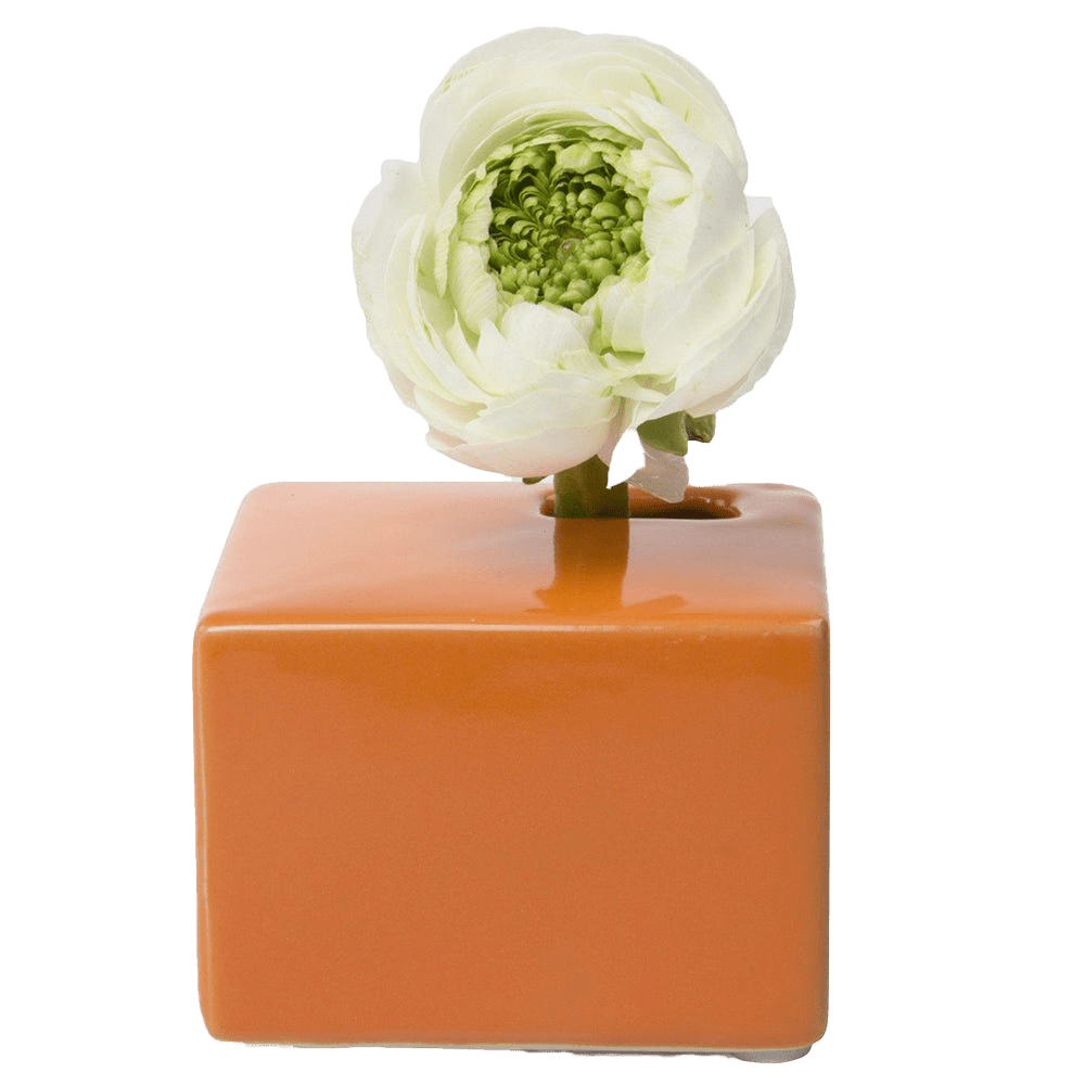 Cube Ceramic Flower Vase - Chive Ceramics Studio - Vases - Chive US