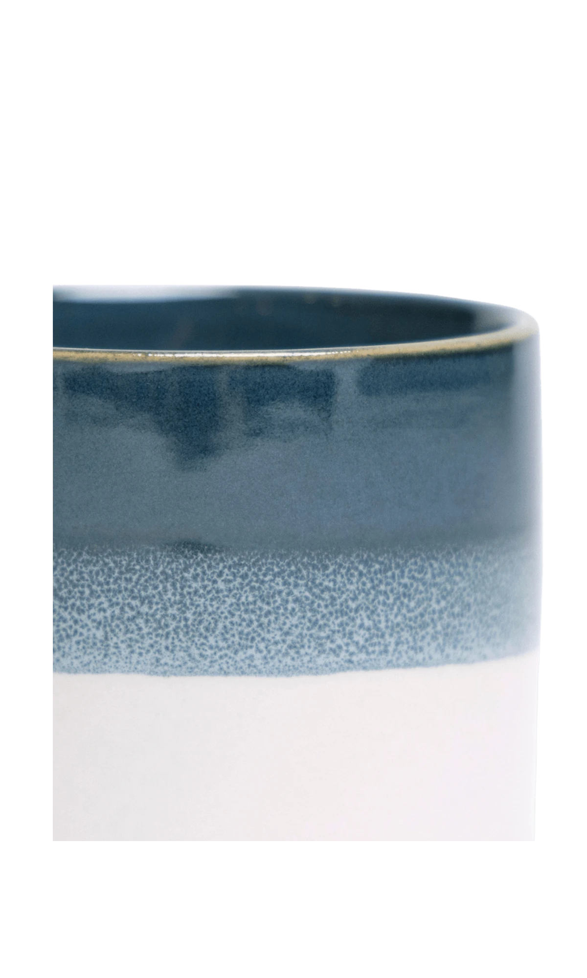Close-up of the Chive Minute small green-blue ceramic pot showing color and glaze finish.