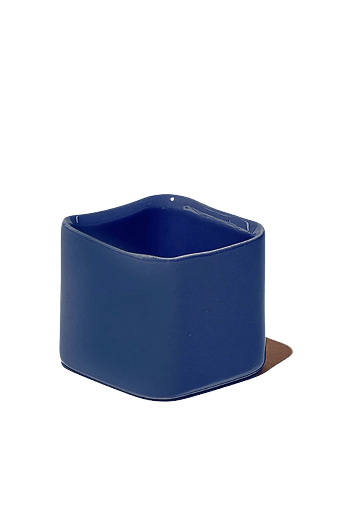 Chive Svek Blue Grey 3 color fully glazed ceramic planter with no drainage.