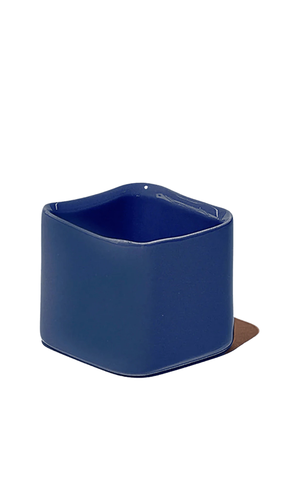 Chive Svek Blue Grey 3 color fully glazed ceramic planter with no drainage.