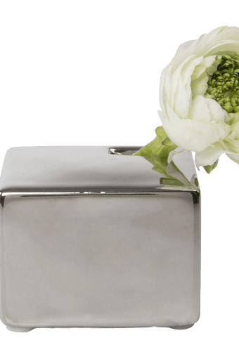 Cube Ceramic Flower Vase - Chive Ceramics Studio - Vases - Chive US