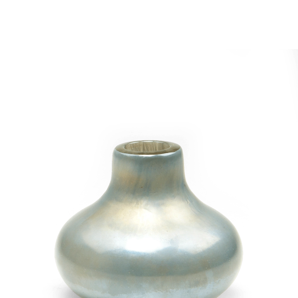 Pearl Glass Boho Flower Vase - Imperial - handmade by Chive