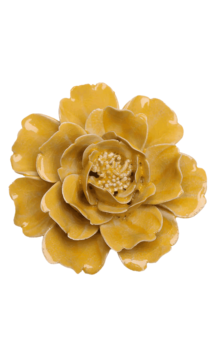 Burnt Yellow - Rose - handmade by Chive Studio Toronto