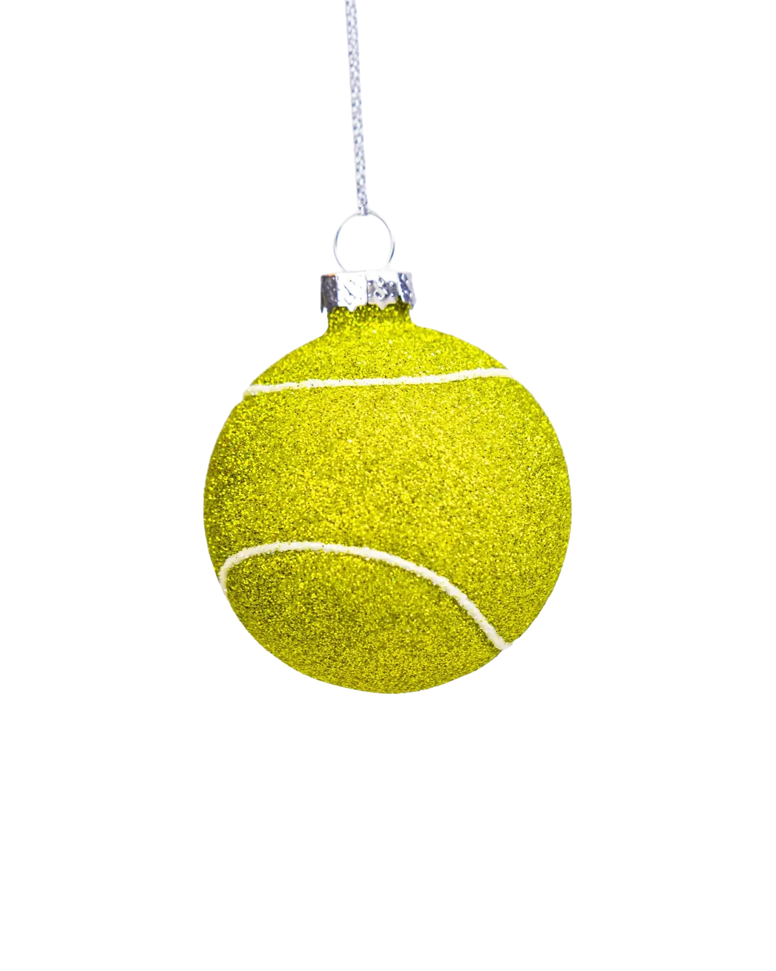 Tennis ball ornament, product photo