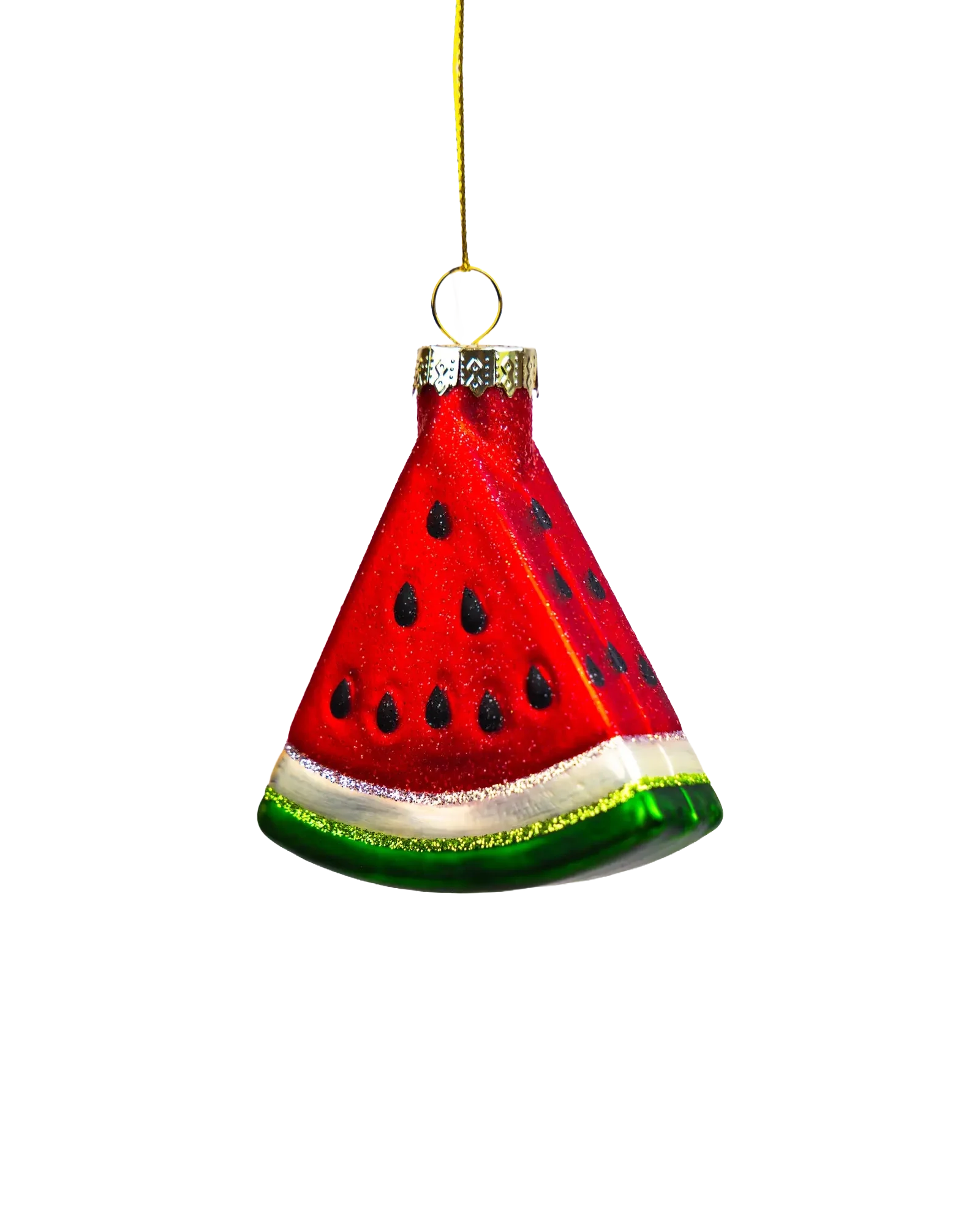Triangular Watermelon ornament, product photo