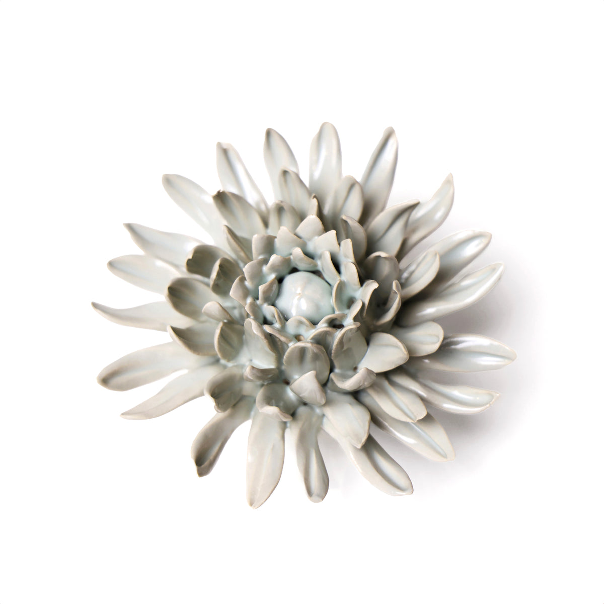 Ceramic Flower Wall Art Mint Flower Chive Ceramics Studio