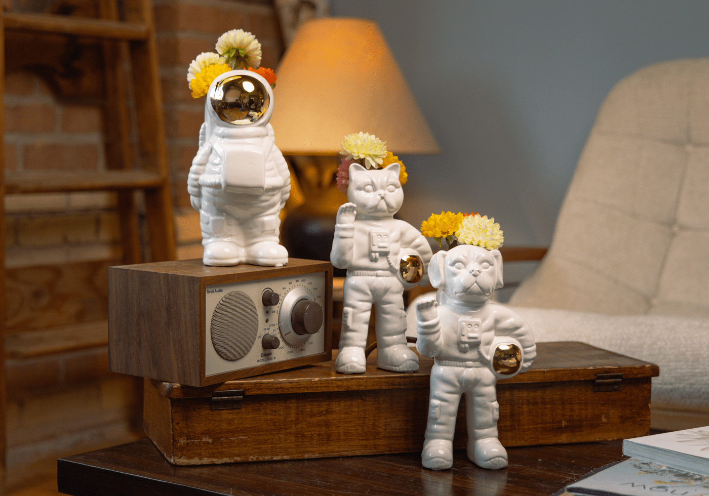We had an astronaut on the wall before it was a cultural moment. - Chive Ceramics Studio