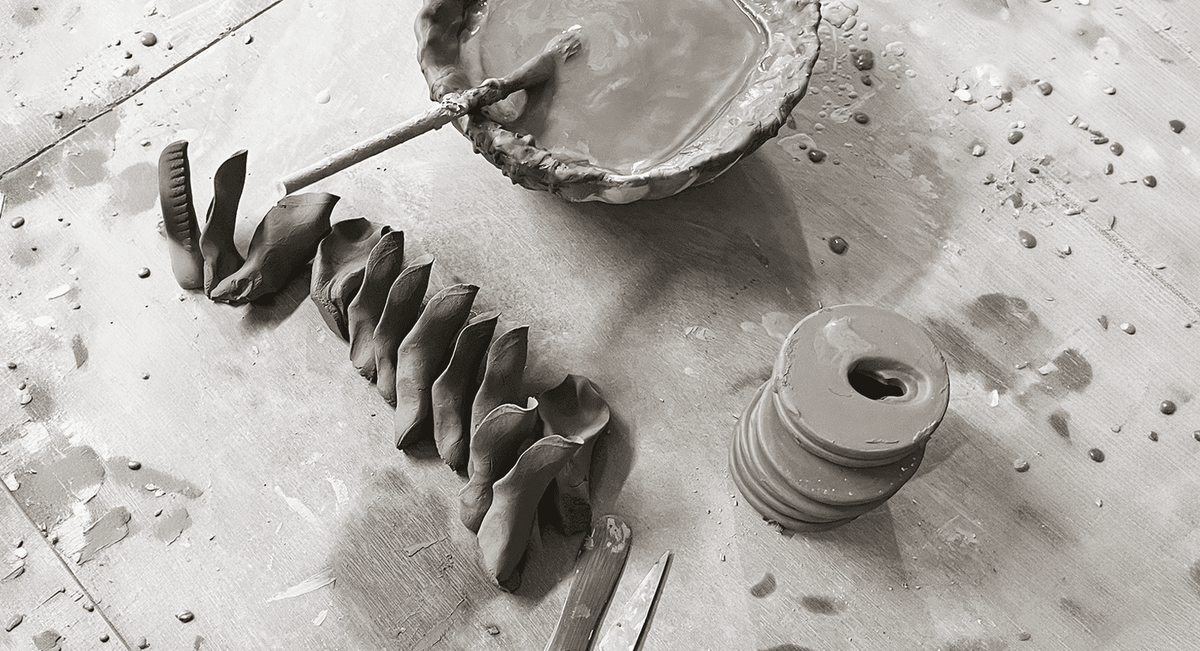 25 years of making handmade ceramic flowers by hand. What handmade actually means. - Chive Ceramics Studio