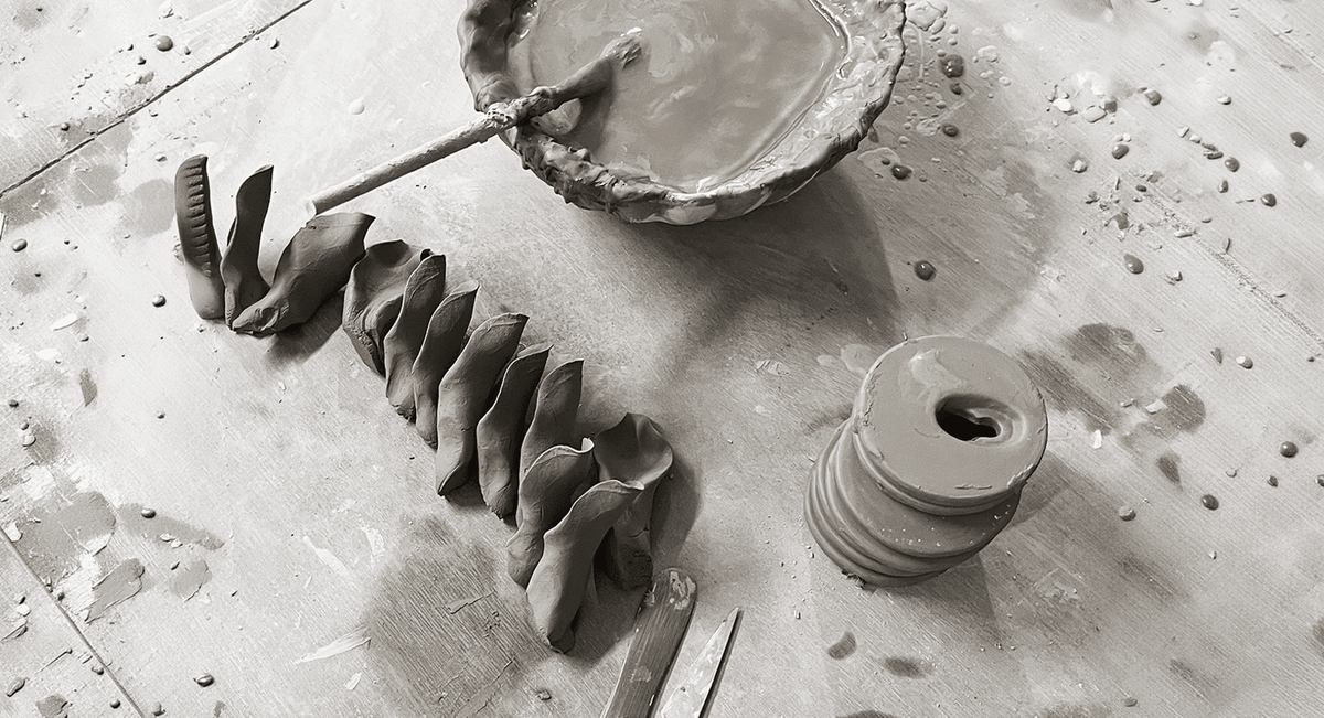 25 years of making handmade ceramic flowers by hand. What handmade actually means. - Chive Ceramics Studio