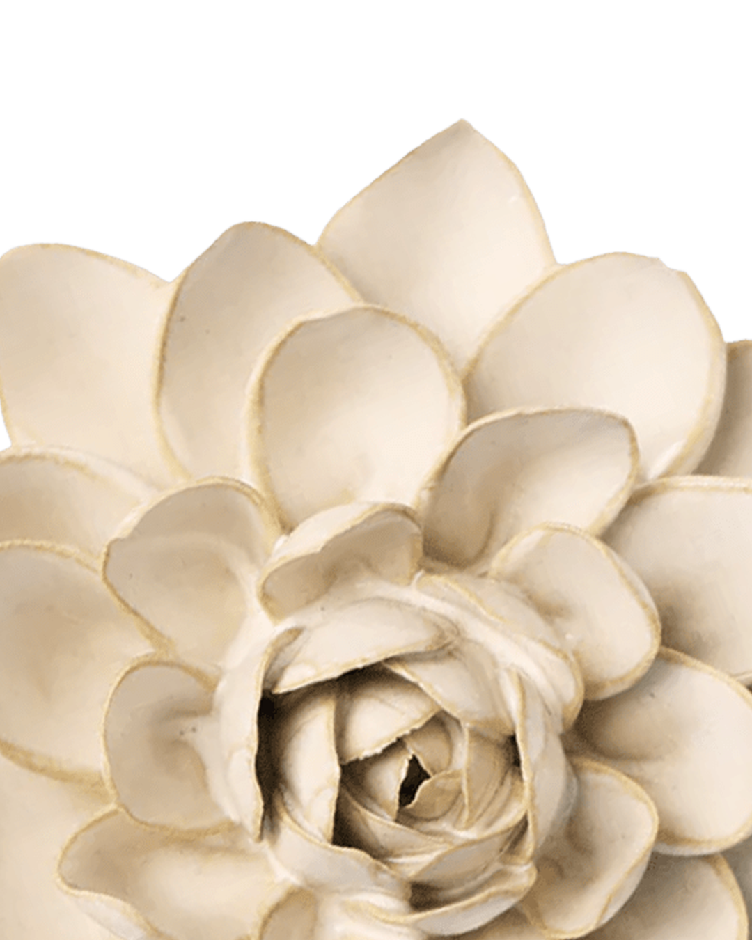 January birth flower: the snowdrop in handmade ceramic