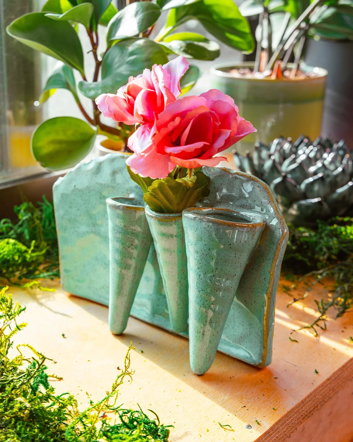 Green - Lotus - handmade by Chive Studio Toronto