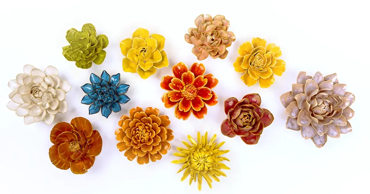 Ceramic Flowers Birth Flower Collection - Chive Ceramics Studio