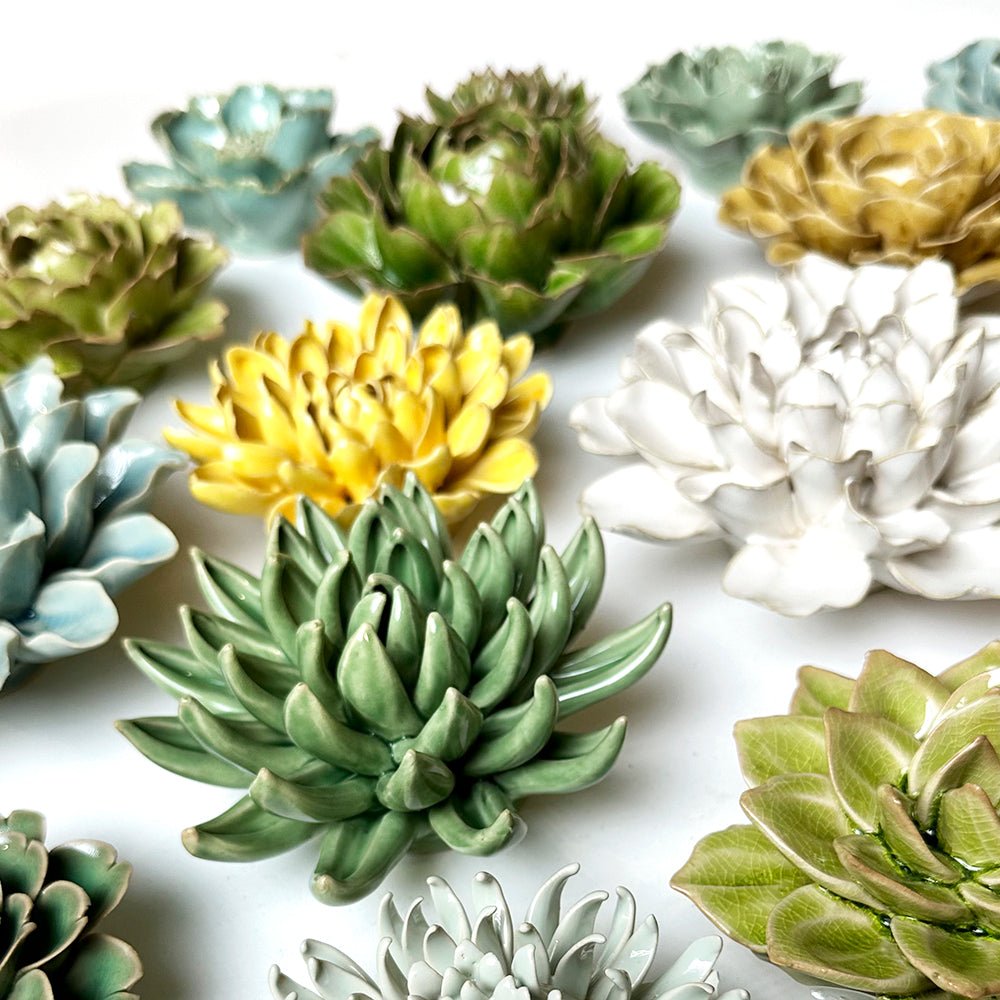 Ceramic Flowers - Chive Ceramics Studio