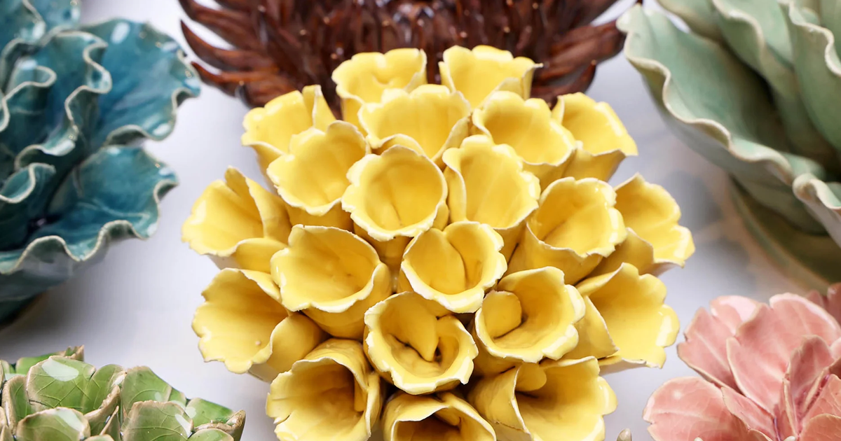 Classic Ceramic Flower Collection - Chive Ceramics Studio