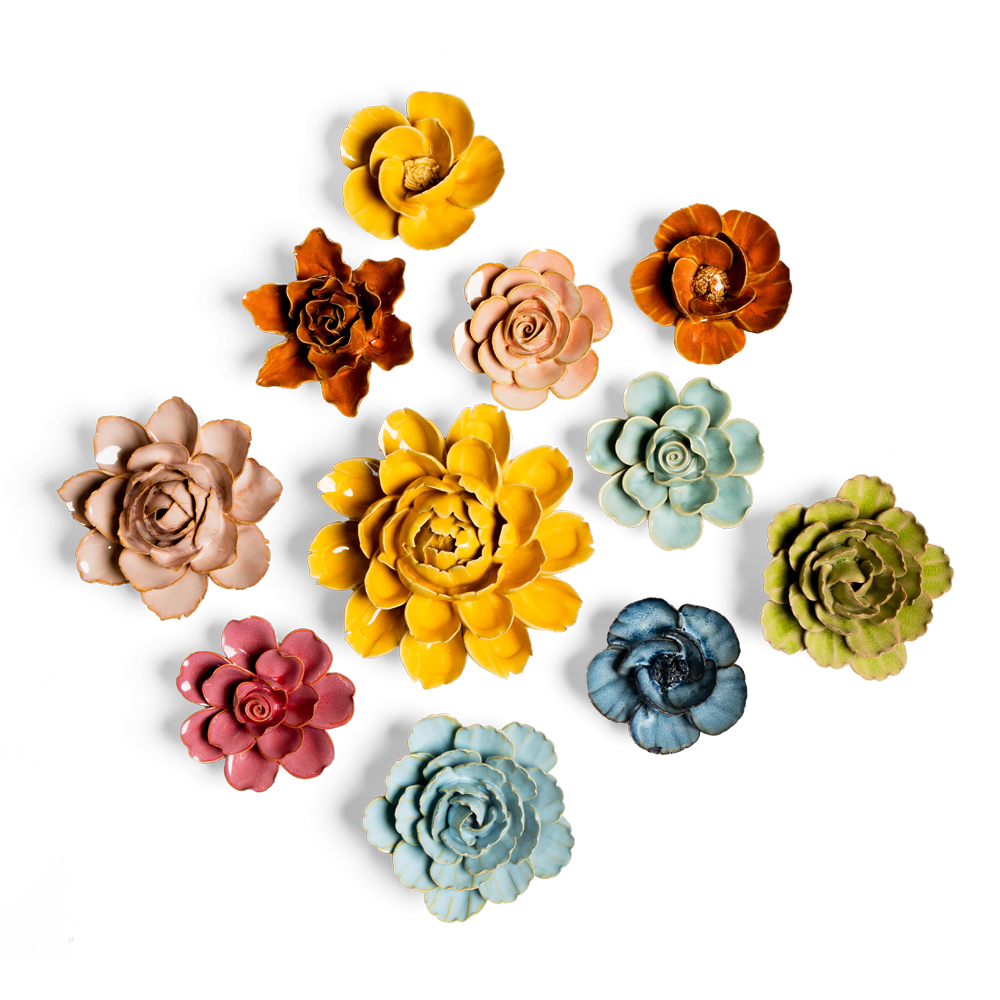 Ceramic Flowers France Collection