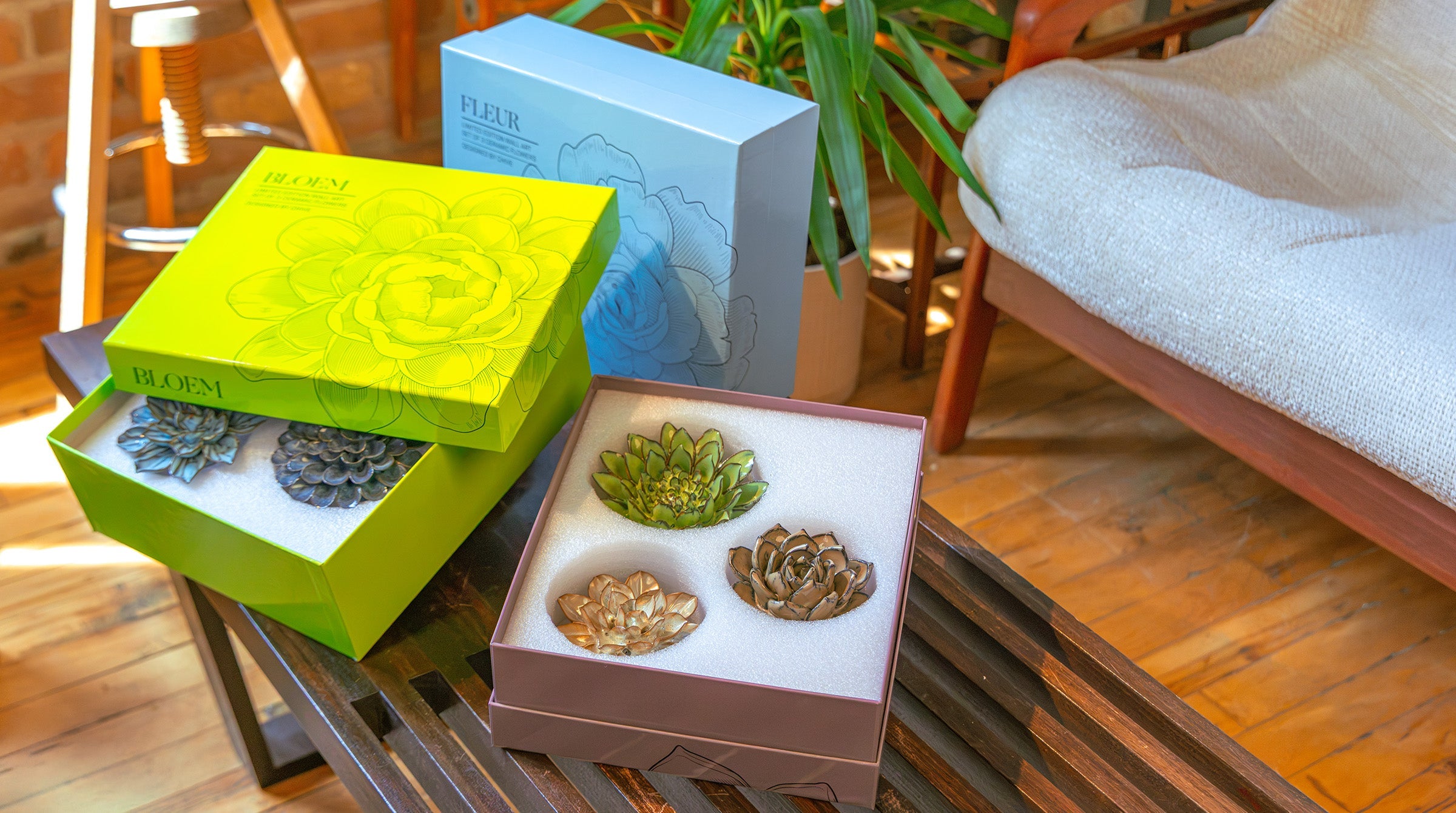 Ceramic Flower Gift Box Sets | Chive