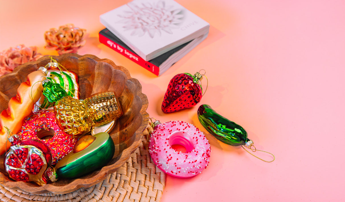 Food and Drink Ornaments - Chive Ceramics Studio