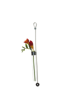 Silver Wire Cable & Glass Flower Vase - Hanging Airplane - handmade by Chive Studio Toronto