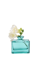 Blue Green Glass Vintage Bud Vases for Weddings - Loft - handmade by Chive Studio Toronto
