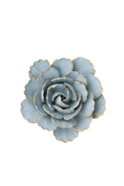 Robin's Egg Blue Keiko Peony - France Collection - handmade by Chive Studio Toronto