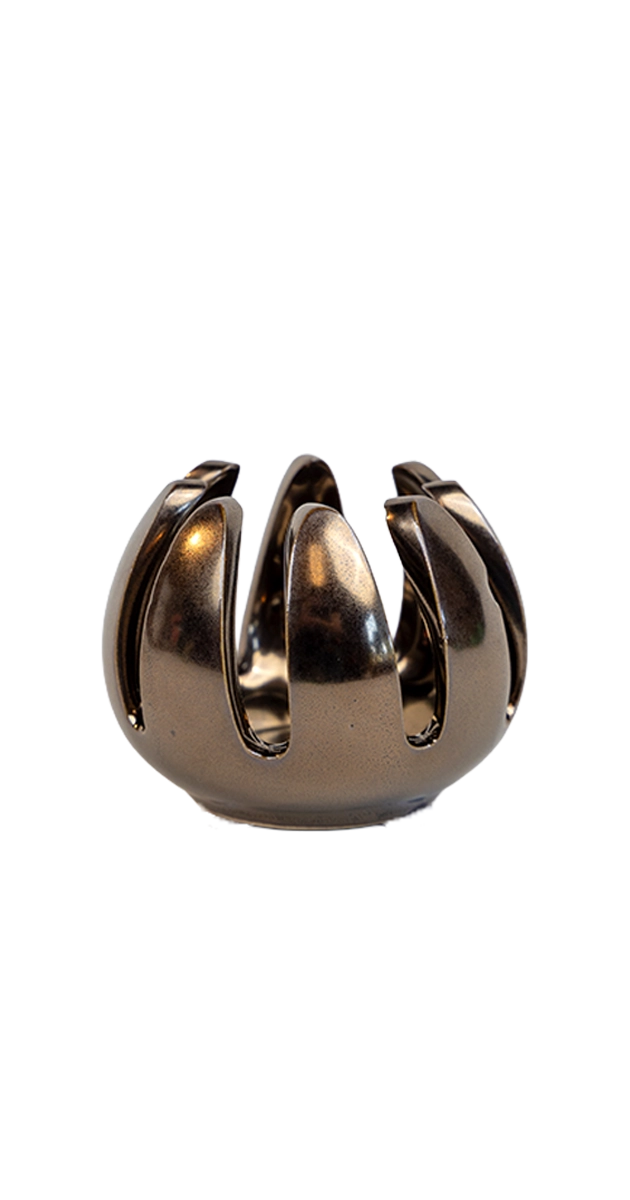 Grassy Dark Chrome - Gideon - handmade by ChIve Studio Toronto
