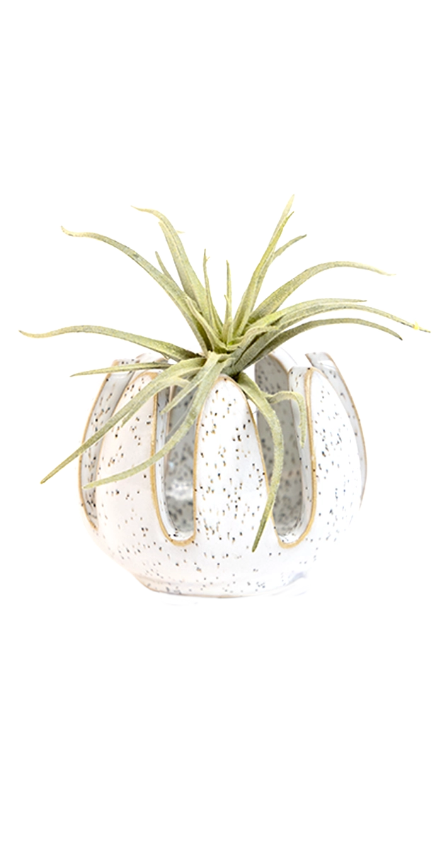 Grassy White Speckles - Gideon - handmade by Chive Studio Toronto