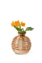 Gold Glass Bud Vase - Smasak - handmade by Chive Studio Toronto