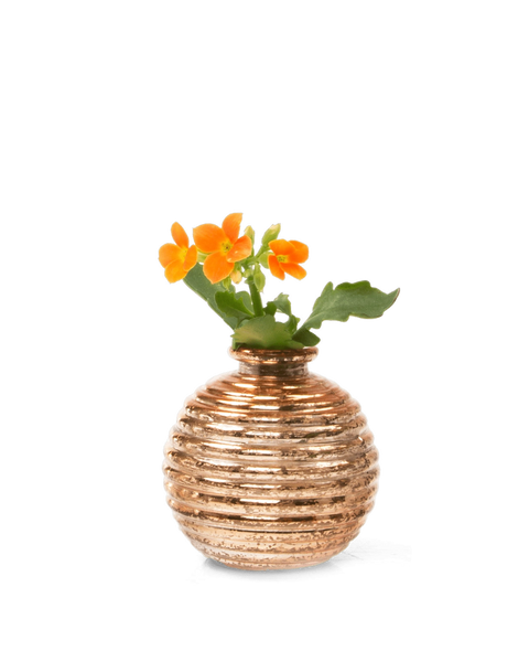 Smasak Glass Bud Vase Gold / 2.75
