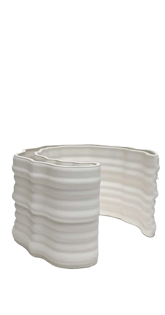 Glazed - 3D Ceramic Drip - handmade by Chive Studio Toronto