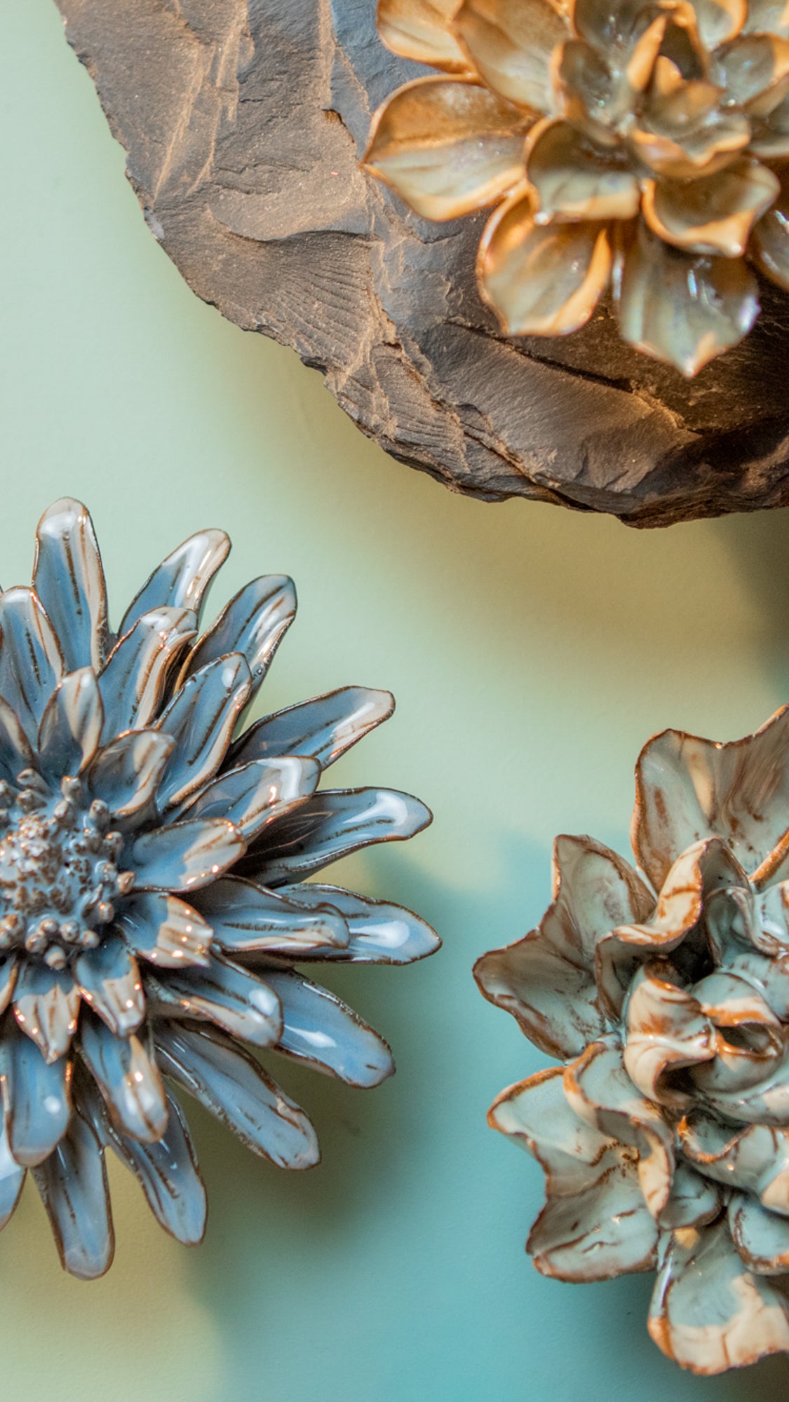 Newport - Ceramic Flower Curated Collection - Chive Ceramics Studio - Ceramic Flower Sets - Chive Ceramics Studio