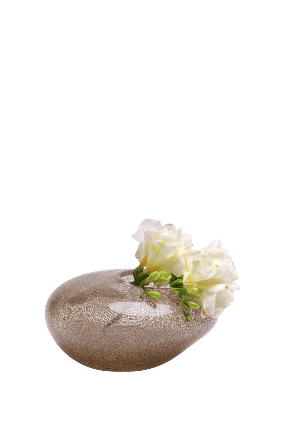 Glass Modern Flower Vase - Copper - handmade by Chive Studio Toronto