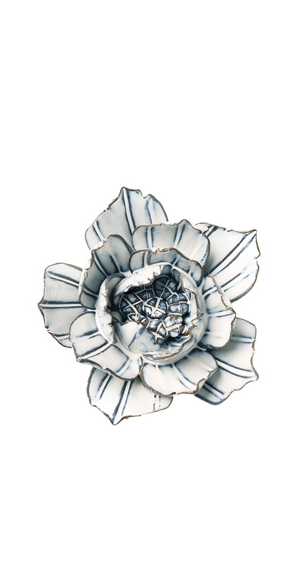 Blue White - Purslane - handmade by Chive Studio Toronto