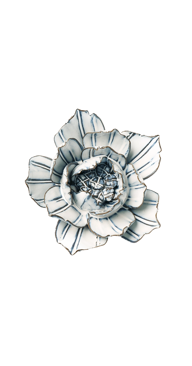 Blue White - Purslane - handmade by Chive Studio Toronto