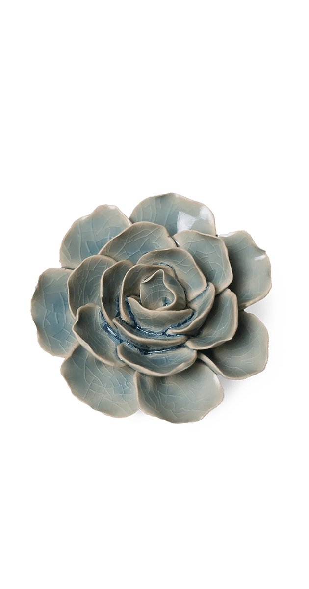 Powder Blue - Amandine Rannculus - handmade by Chive Studio Toronto