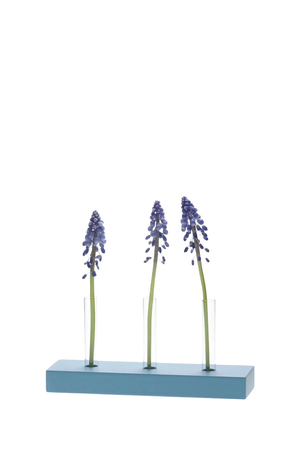 Blue Test Tube Flower Vase - Calla - handmade by Chive Studio Toronto