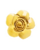 Buttercup Yellow Elegance Ranunculus ceramic wall flower — English Garden Collection — Chive Ceramics Studio