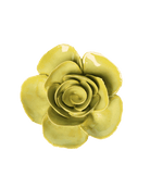 Chartreuse Elegance Ranunculus ceramic wall flower — English Garden Collection — Chive Ceramics Studio