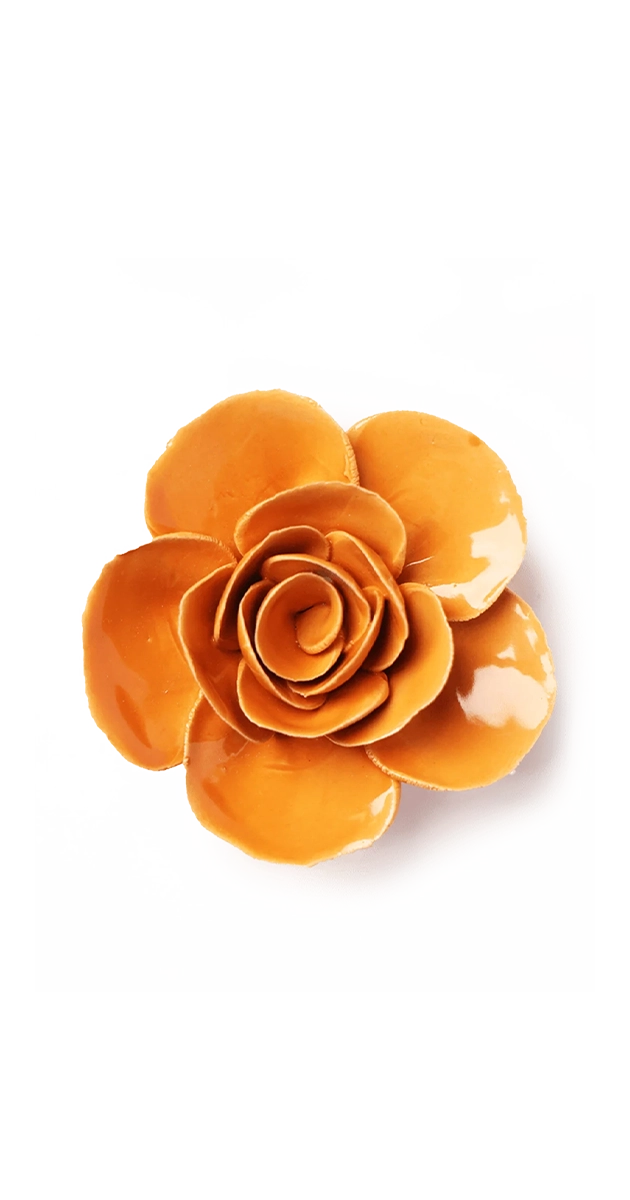 Orange - Elegance Ranunculus - handmade by Chive Studio Toronto
