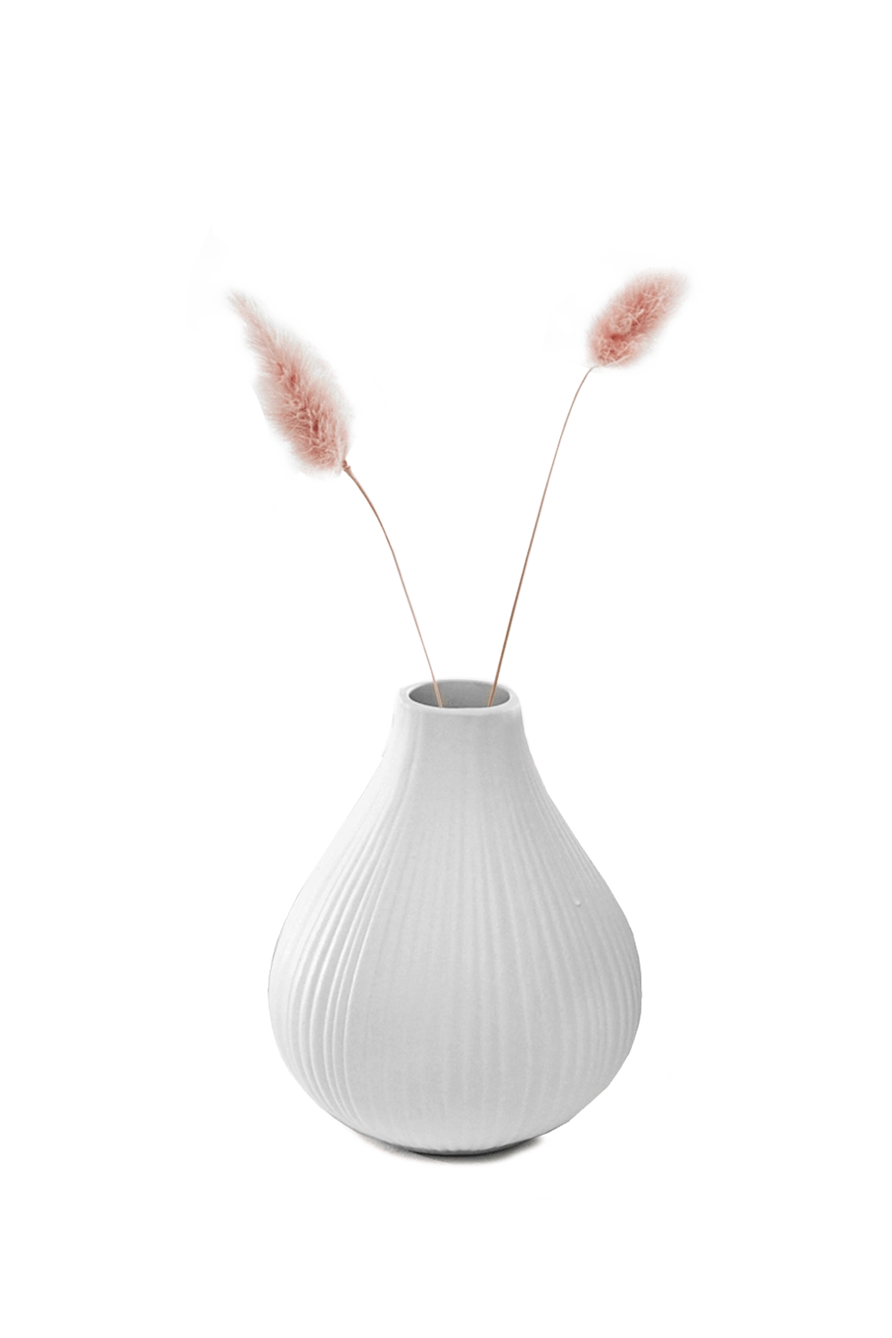 White Porcelain Bud VASe for Flowers - Frost - handmade by Chive Studio Toronto