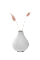 White Porcelain Bud VASe for Flowers - Frost - handmade by Chive Studio Toronto